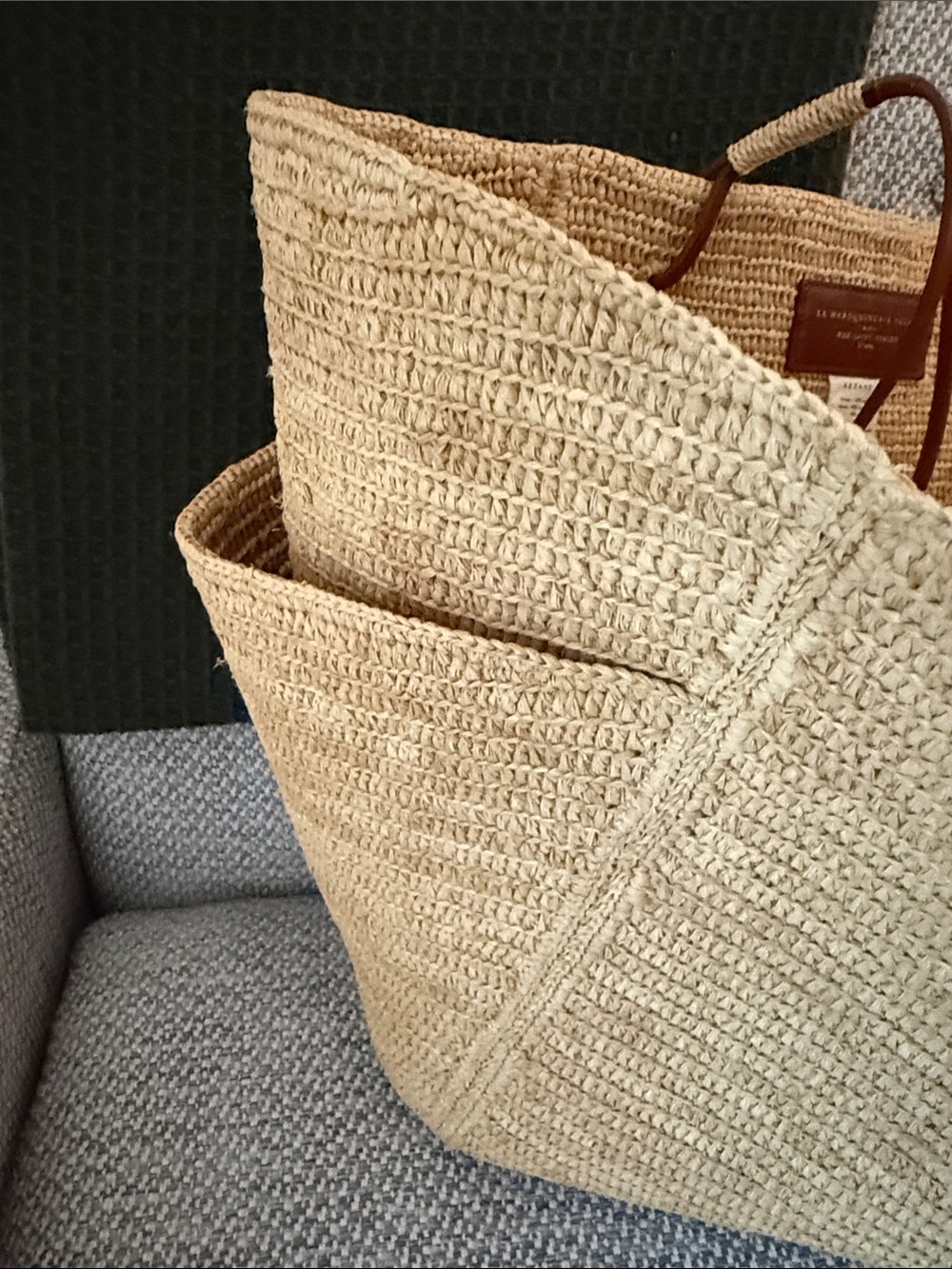 Sezane Paloma Basket Bag - Picture 9 of 10